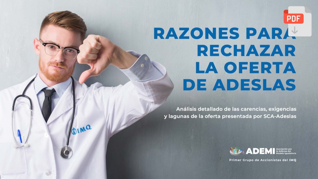 Descárgate la presentación del análisis de la oferta de Adeslas